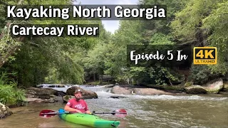 Kayaking Georgia |  Kayaking Cartecay River | Class 2 in 4K