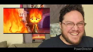 "Pixar's elemental official trailer" reaction!