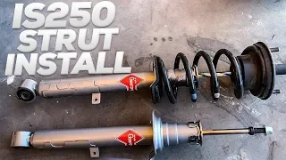 IS250 Front Strut Install [Replacement]