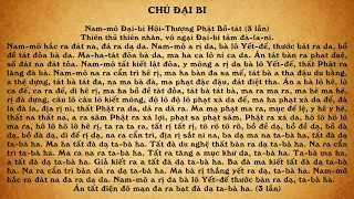 Chú Đại Bi 21 Biến (Tiếng Việt) - Thầy Thích Trí Thoát tụng (Rất hay)