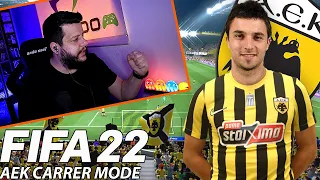 Ο SCOCCO ΕΠΕΣΤΡΕΨΕ!! | AEK | FIFA 22 CARRER MODE (PS5)