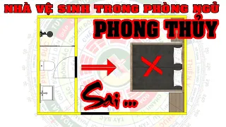 Cách bố trí nhà vệ sinh trong phòng ngủ hợp phong thủy | Thiết kế Nhà Đẹp | KTS NGUYÊN