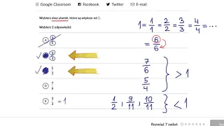 Ułamki mniejsze i większe od 1