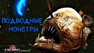 ТОП-10 РЕАЛЬНО СУЩЕСТВУЮЩИХ ПОДВОДНЫХ МОНСТРОВ!