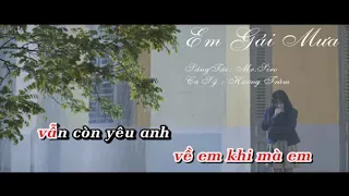 [Karaoke HD] Em Gái Mưa - Hương Tràm - [Beat Gốc Mới Nhất ]