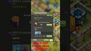 OHA CLASH OF CLANS ELMAS GÖNDERDİ (yeşil taş)