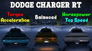 Torque vs Balanced vs Horsepower - Dodge Charger RT Tuning  - Need for Speed Carbon