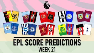 EPL Predictions: Premier League 2019/20 (Week 21)