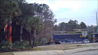 CSX F789-23 passing by Riverbanks Zoo