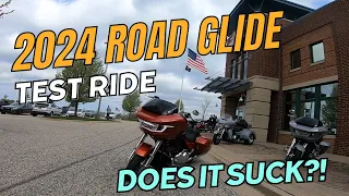 Is the 2024 Road Glide Worth it? | Test Ride Initial Thoughts