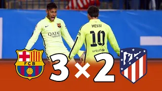 Barcelona vs Atletico Madrid 3-2 | Copa Del Rey 2014-2015 Extended Highlights & All Goals HD