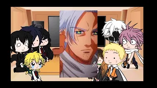 Anime demons react's to eachother/Gacha glub/Gacha_Leia_😁😎