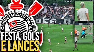 GARRO E FÉLIX TORRES: VEJA COMO FOI O TREINO ABERTO DO CORINTHIANS