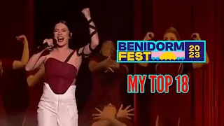 MY TOP 18: Benidorm Fest 2023 (After The Show)