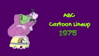 ABC Saturday Morning Cartoon Lineup with bumpers and commercials | 1975