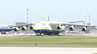 Antonov An-225 Mriya Pilot Tries To Take Off An Extremely Heavy, Overload Aircraft [XP11]