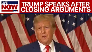 Trump speaks after closing arguments in civil fraud trial | LiveNOW from FOX