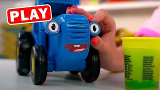 KyKyPlay - Лепим животных из пластилина с Синим Трактором и Алисой - Поиграйка