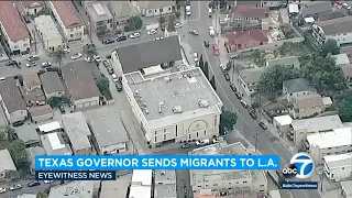 L.A. leaders react after Texas governor sends bus of migrants