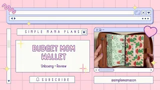 Budget Mom Wallet Unboxing | First Impression and Review!