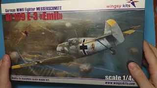 "Emil" from Ukraine. Messerschmitt Bf 109E-3 "Emil" 1/48 from the Ukrainian manufacturer Wingsy Kits