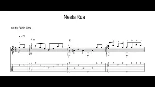 Nesta Rua - Arreglo: Fabio Lima (Tab)