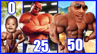 Dwayne "The Rock" Johnson Transformation 2023 | From 0 to 50 Years Old