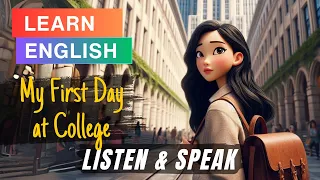 My First Day at College | Improve Your English | English Listening & Speaking Skills | My Day