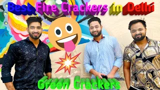 Cheapest Fire Crackers Market in Delhi | Green Crackers | Diwali 2020