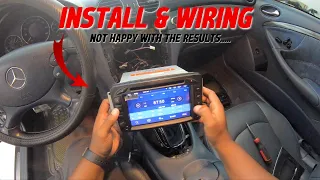 Installing A New Android Head unit For The Mercedes CLK500 (W209)