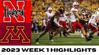 Nebraska vs Minnesota Football Game Highlights 8 31 2023