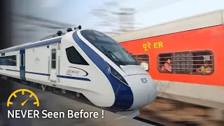 NJP Vande Bharat vs. Jammu Tawi Express - Epic Parallel Race || Indian Railways