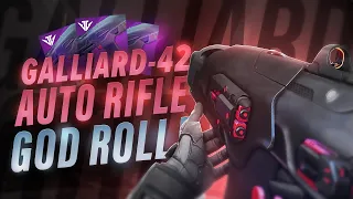 Galliard-42 God Roll: One of the best auto rifle in destiny 2..