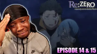 this broke me...tears of pain | Re:ZERO Episode 14 & 15 | REACTION