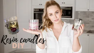 How to make RESIN CANDLES