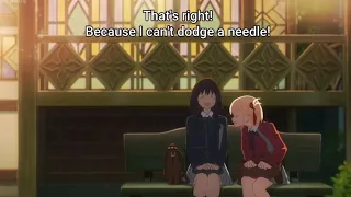 Chisato Afraid of Needles || Lycoris Recoil Episode 8