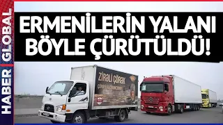 Ermenilerin Dezenformasyonu Böyle Çürütüldü! Azerbaycan Hankendi'ye Yardım Tırı Gönderdi!