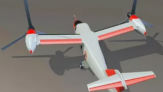 3D Model of Agustawestland AW-609 VTOL aircraft Review