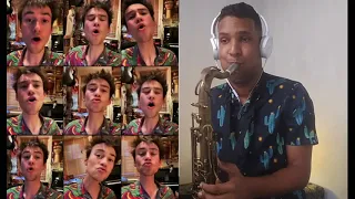 overjoyed - Jacob Collier duet. Deyvson Pereira (sax cover) #overjoyedchalleng