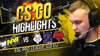 CSGO Highlights: NAVI vs G2, Windigo, Hellraisers @ ESL Pro League S10