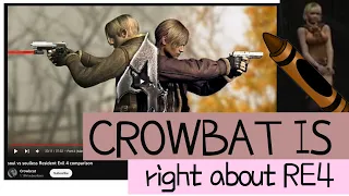 Crowbcat is absolutely right about RE4 Remake having no soul n