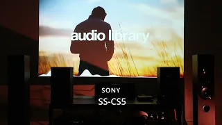 Sony speakers demo - Do you hear the difference between SS-CS3 and SS-CS5?
