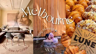 3 Days in Melbourne: LUNE Croissanterie 🥐 Peninsula Hot Springs 🛁 Cafe hopping, hot pot & Art Gal!