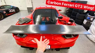 CARBON FERRARI RACE PARTS DELIVERED! *WIDEBODY BUILD*