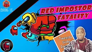 RED IMPOSTOR FATALITY! - AMONG US SHORTS