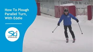 How to Plough Parallel Turn With Skiing | Eddie The Eagle Tutorial | SkiWeekends