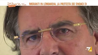 Migranti in Lombardia, la protesta dei sindaci di centrodestra