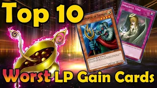 Top 10 Worst LP Gain Cards in YuGiOh