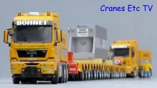 WSI MAN TGX + TGA + Scheuerle Trailer 'Bohnet' by Cranes Etc TV