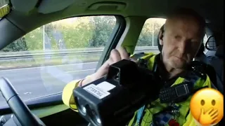 106 Mph Motorway Speed To Bradford Caught On Speed Gun By Traffic Police